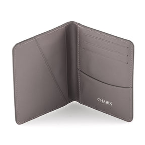 Ultimate Gray Bifold Minimalist Wallet - Charix Shoes