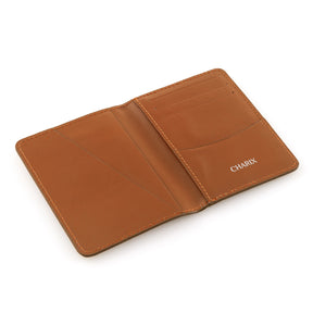 Camel Bifold Minimalist Wallet - Charix Shoes