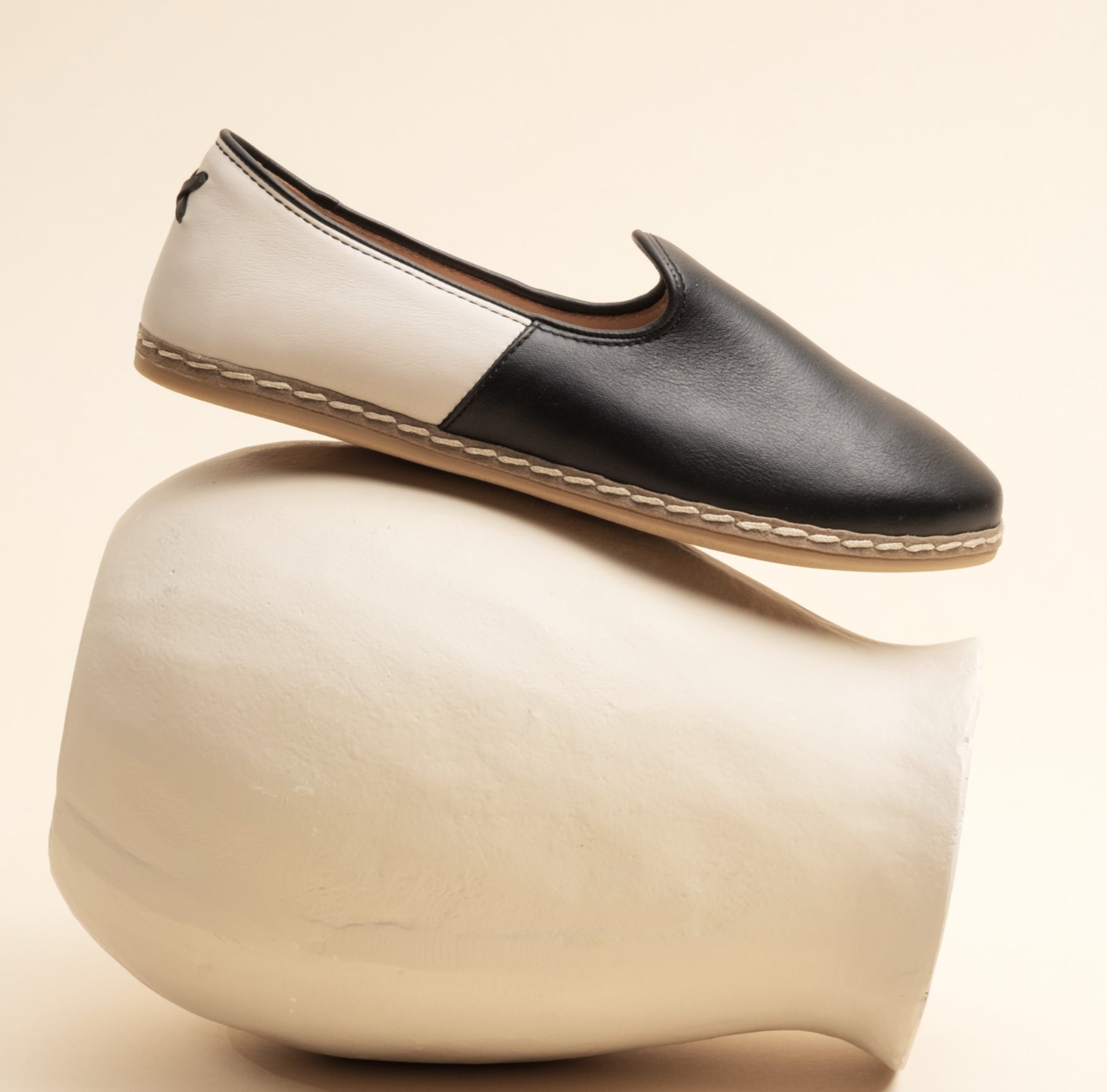 Black & White Slip-On