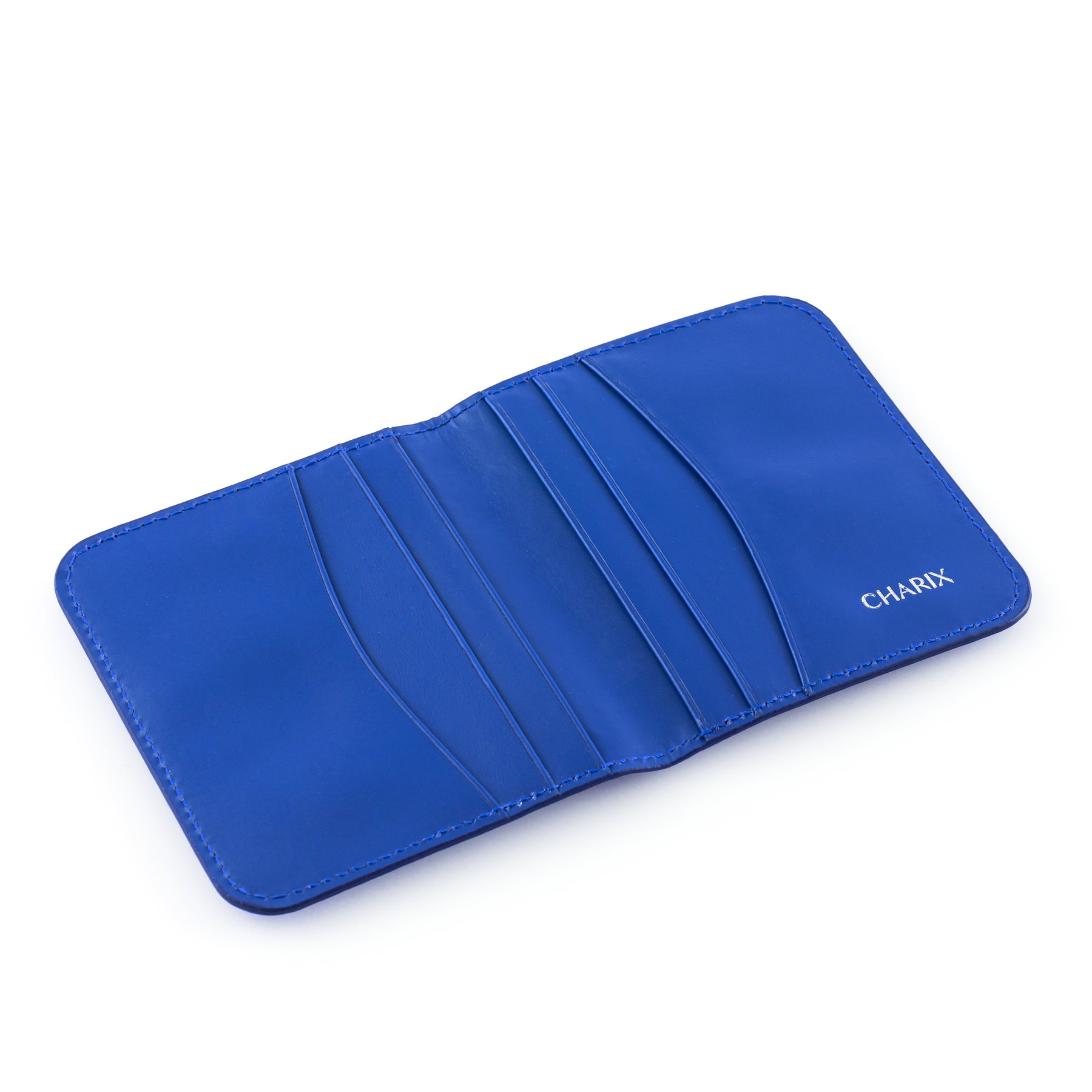 Cobalt Blue Card Wallet - Charix Shoes