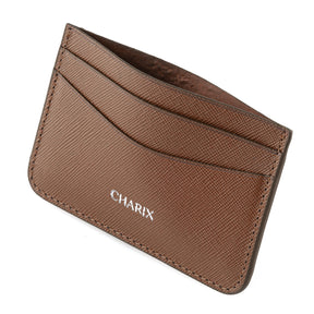 Cognac Cardholder - Charix Shoes