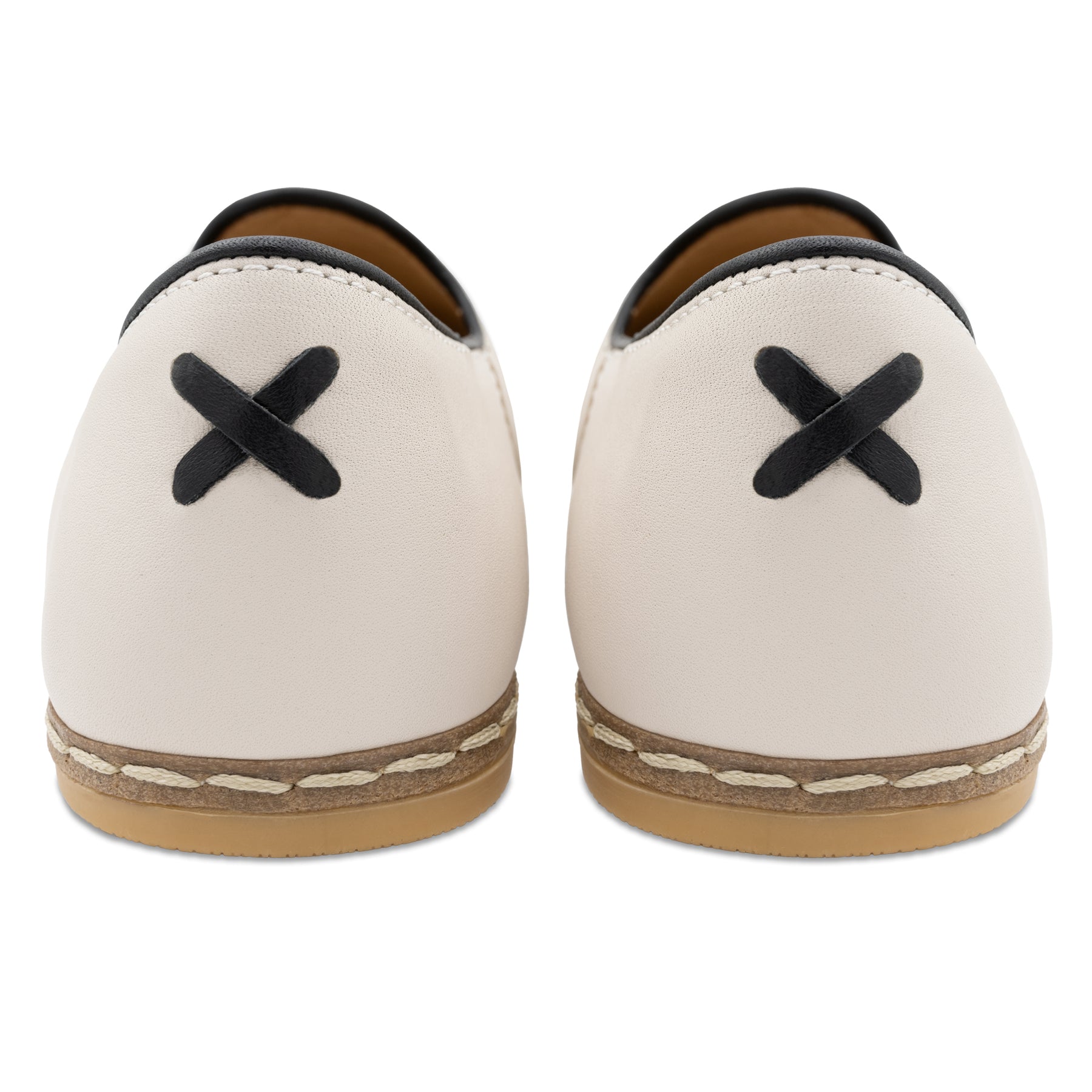 Cream Slip Ons for Men - Charix Shoes