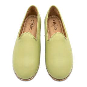 Pistachio Slip Ons for Men - Charix Shoes