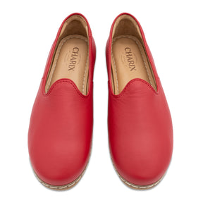 Red Slip Ons for Men - Charix Shoes