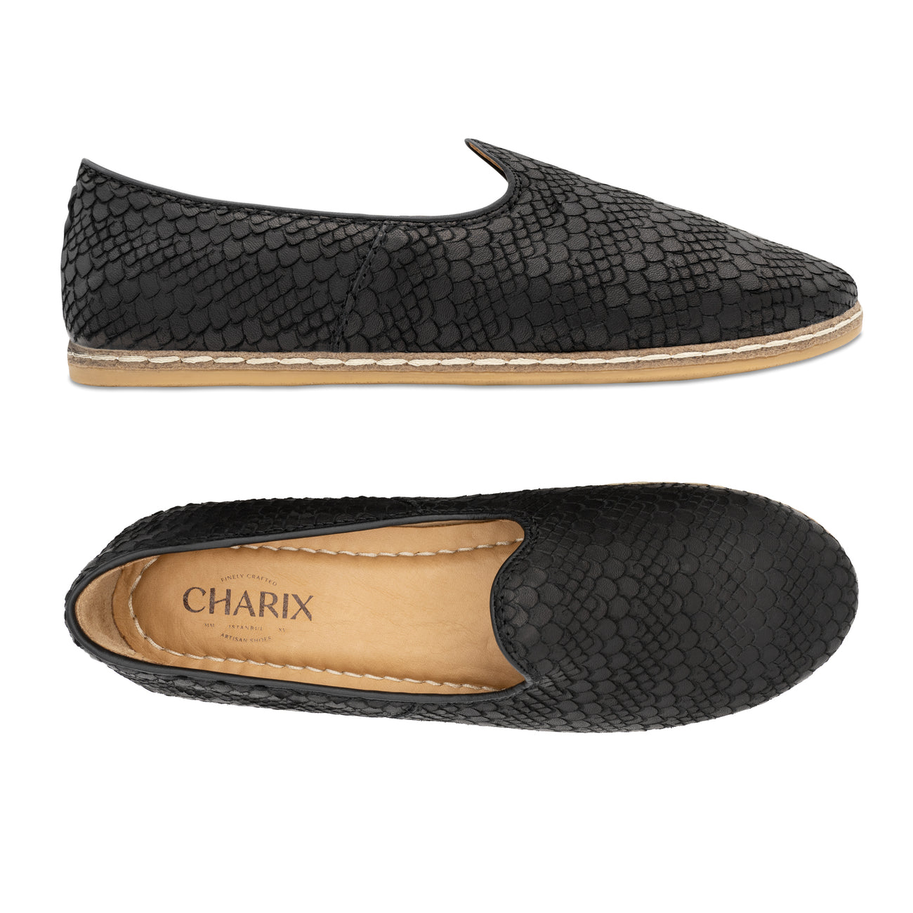 Wild Black - Slip On Shoes for Women | Charix