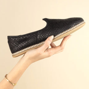 Wild Black Slip-On