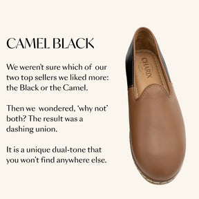 Camel Black Slip-On