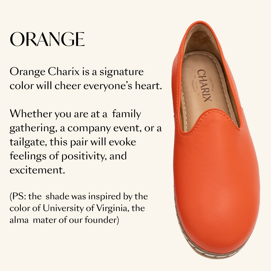 Orange Slip-On