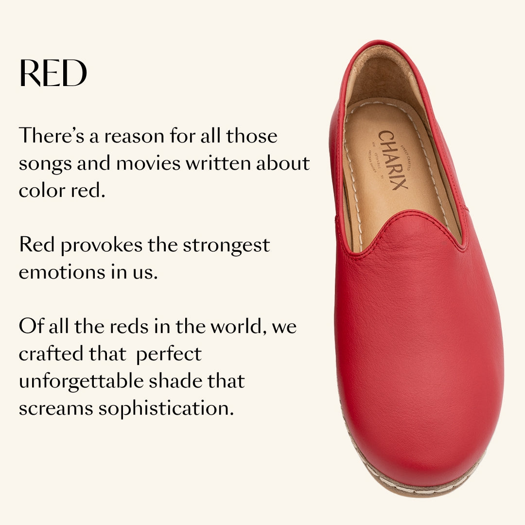 Red Slip-On