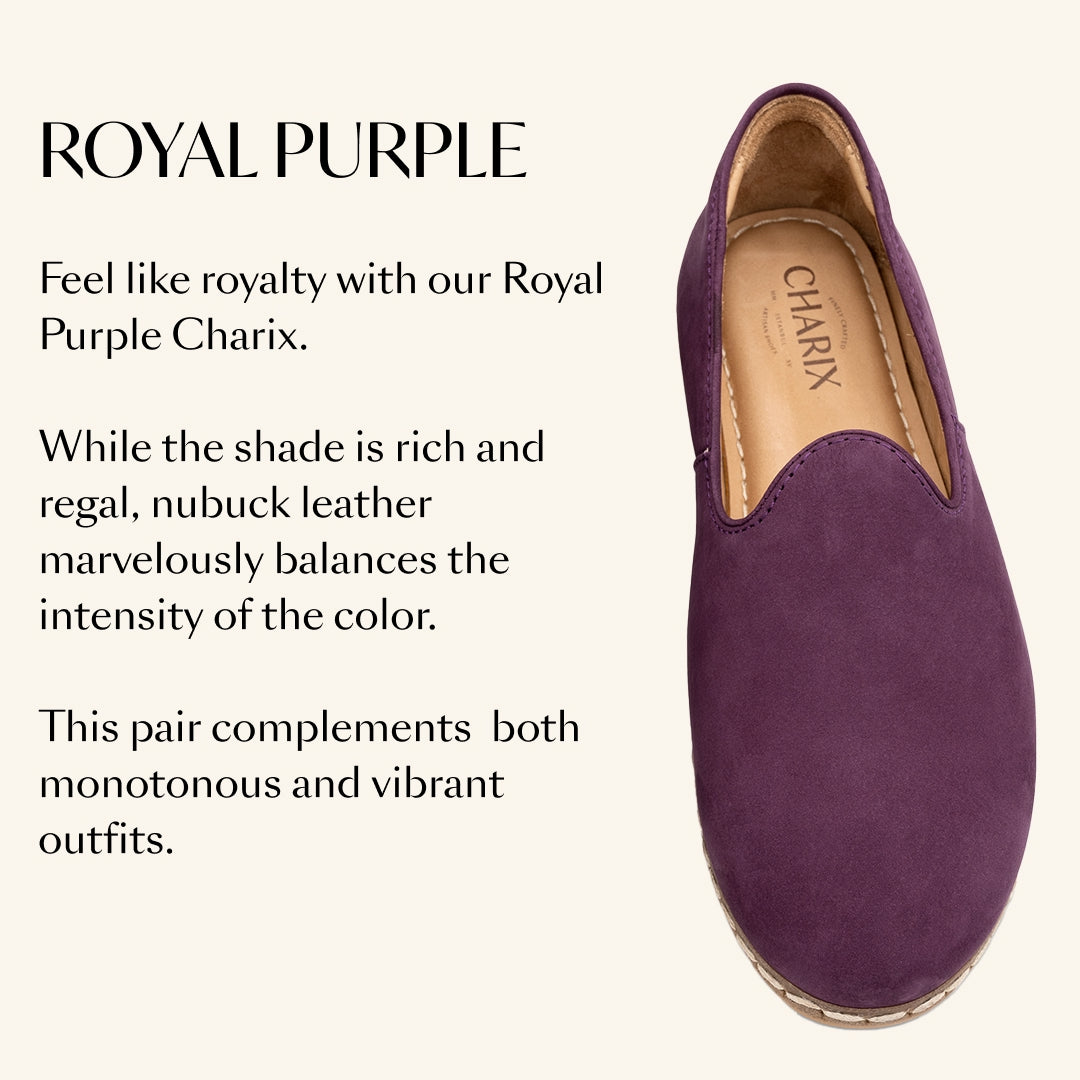 Royal Purple Slip-On