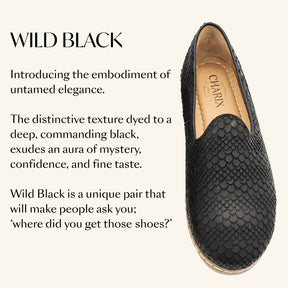 Wild Black Slip-On